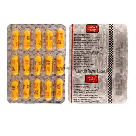 Mox 500 Mg Capsule Uses Dosage Side Effects Price Composition