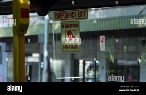 Bus emergency exit sign Stock Videos & Footage - HD and 4K Video Clips ...