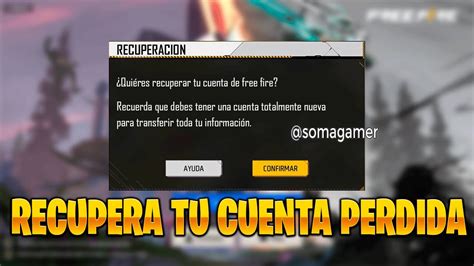 Como RECUPERAR Mi Cuenta De Free Fire Vinculada A Facebook Google Vk