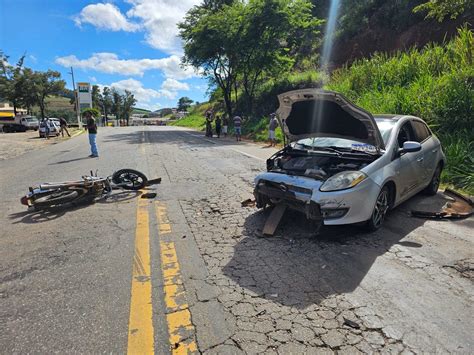 Portal Capara Colis O Envolve Carro E Moto Na Br Em Abre Campo