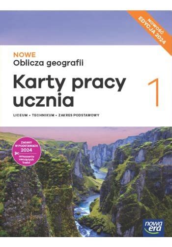 Nowe Oblicza Geografii Lo Karty Pracy Podstawowy Nowa Era Edycja