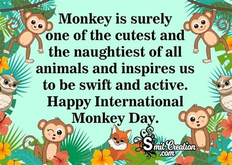 Happy Monkey Day Messages - SmitCreation.com