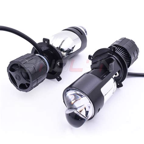 Sinolyn 100W Mini H4 Bi LED Hyperboloid Projector Lenses For Headlights