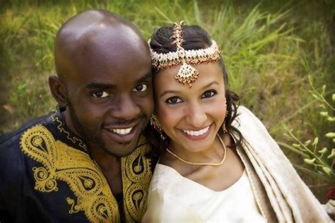 Cute Indian Wedding ️ Blindian Couples Interracial Couples Biracial Couples