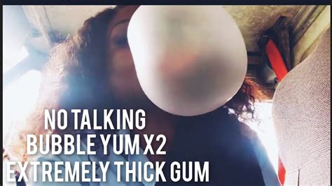 ASMR BUBBLE GUM POPPING LOUD GUM SOUNDS LOUD BURPING GUM