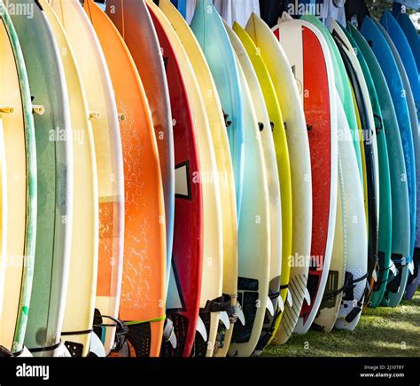 Surfboards Fence Hi Res Stock Photography And Images Alamy