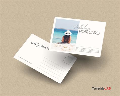 19 Printable Postcard Templates & Designs [Word, PDF, PSD]