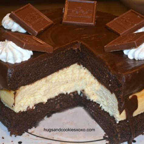 Chocolate Layer Cake & Cheesecake - Hugs and Cookies XOXO