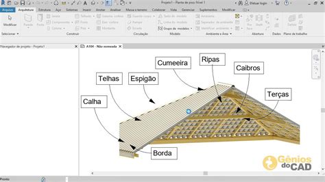 Revit Aprenda Como Desenhar Um Telhado Madeiramento V Deo E