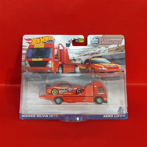 Jual Hot Wheels Premium Nissan Silvia S Aero Lift Team Transport