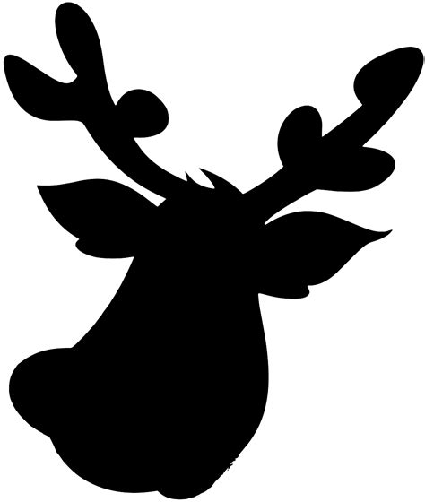 Svg Reindeer Head Christmas Free Svg Image And Icon Svg Silh