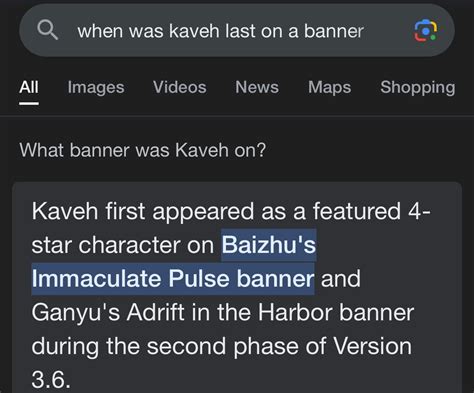 Kaveh Banner When Genshin Impact Hoyolab