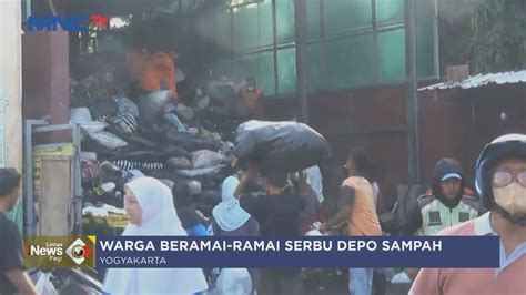 Imbas Tpst Piyungan Ditutup Warga Serbu Depo Sampah Sementara Lip