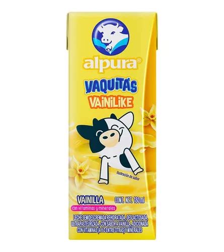 Alpura Leche Vaquitas Vainilike Sabor Vainilla Meses Sin Inter S