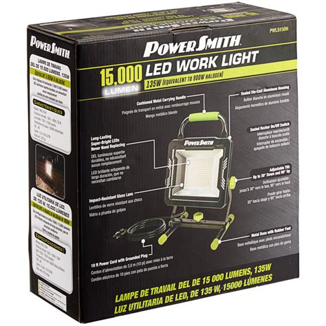 Powersmith Lumen Weatherproof Corded Led Work Light With