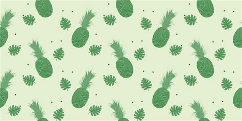 Premium Vector Unique Abstract Summer Pineapple Fruits Seamless Pattern Background