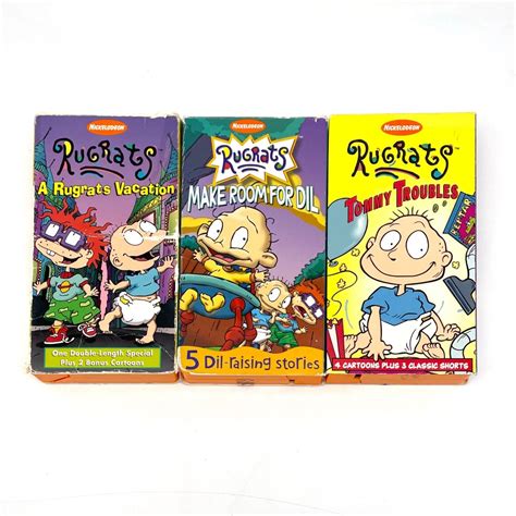 Rugrats Vhs Lot Of Make Room For Dil A Grelly Usa