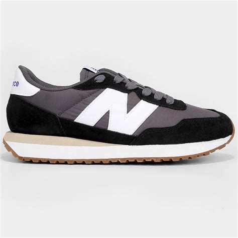 Tênis New Balance 237 Masculino Preto E Cinza Cinza