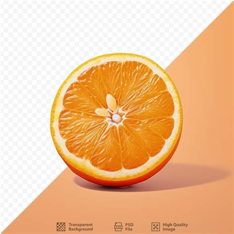 La Mitad De Una Naranja Archivo PSD Premium