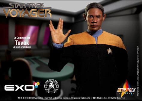 Lt Commander Tuvok Action Figure 1 6 Star Trek Voyager 30 Cm