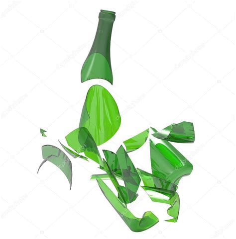 Broken glass bottle — Stock Photo © Giovanni_Cancemi #29123959