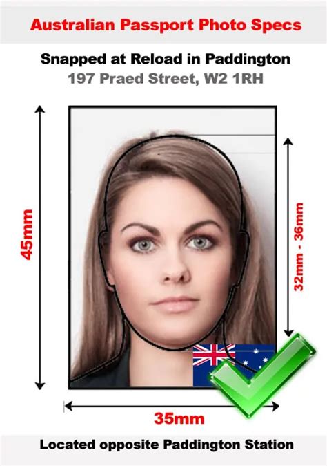 Australian Passport Photo And Visa Photo Snapped In Paddington London