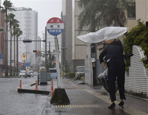 颱風卡努襲日本九州 宮崎縣9天雨量超過往年8月整個月 國際 中央社 Cna