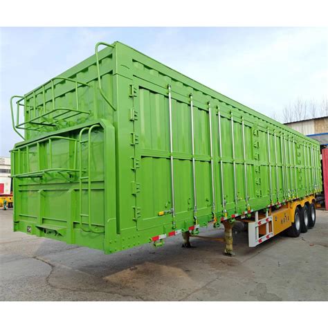 China Famous Brand Axles Fence Cargo Side Wall Semi Trailer China