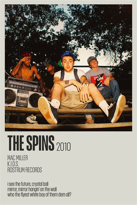 song poster mac miller - the spins high quality | Picture song, Music poster ideas, Music poster ...