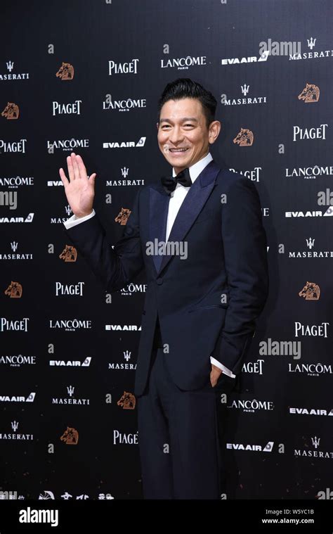 Hong Kong Actor And Singer Andy Lau Arrives On The Red Carpet For The