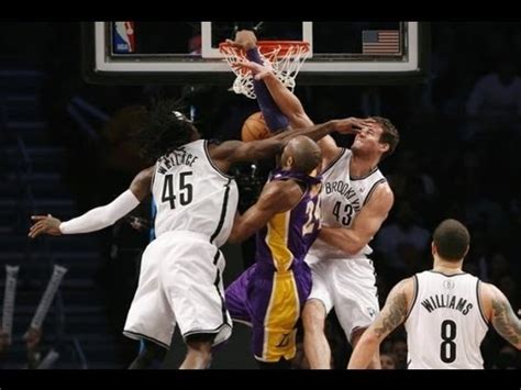 Kobe Bryant Highlights 21 Points Vs Nets W The Dunk Over Crash And