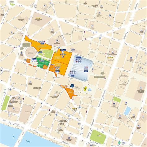 District Les Halles map - Map of District Les Halles (France)