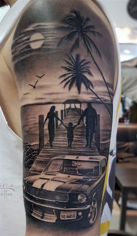 Tatuagens de praia Confira 40 fotos que vão te impressionar Eu amo