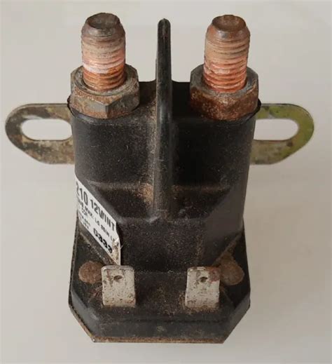 Solenoide Relais Trombetta Demarrage Tondeuse Circuit Electrique