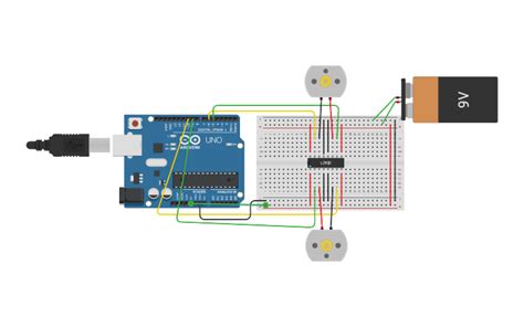 Circuit Design Arduino L293d Motor Driver Ic Tinkercad