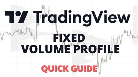 QUICK GUIDE Fixed Volume Profile For TradingView YouTube