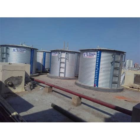 Grey L Zinc Aluminium Water Storage Tank At Best Price In