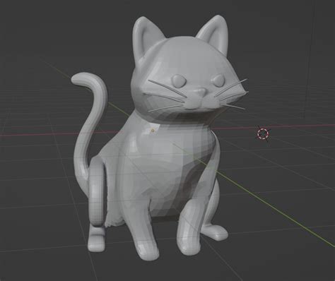 Fichier STL gratuit Low Poly CatObjet imprimable en 3D à téléchargerCults