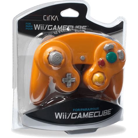 GameCube Wii Wired Controller Orange CirKa Video Game Depot