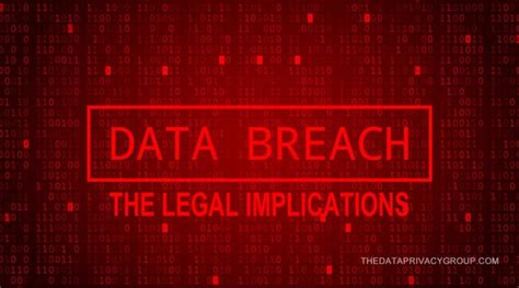 The Impact Of A Data Breach Consequences Of Data And Security Breaches The Data Privacy Group