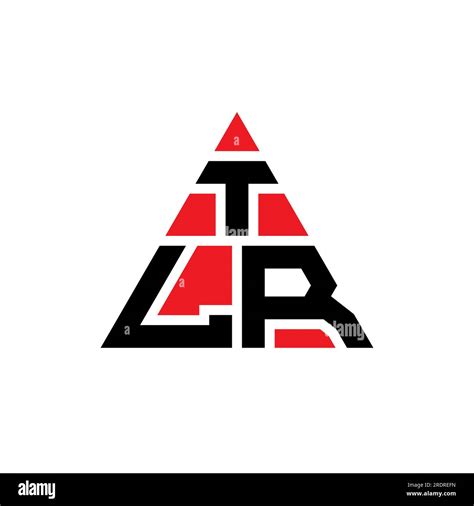 TLR triangle letter logo design with triangle shape. TLR triangle logo ...