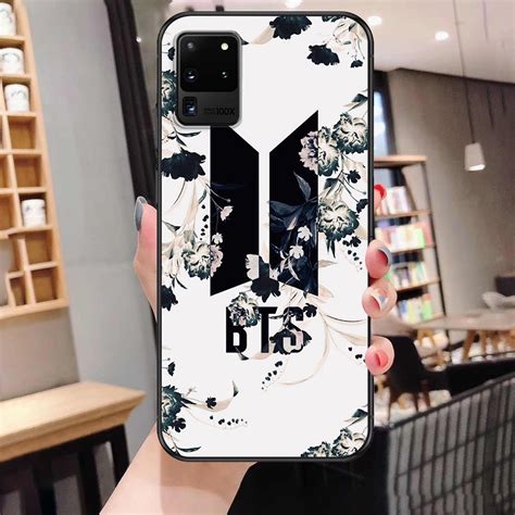 เคสโทรศัพท์มือถือซิลิโคน Tpu กันตก ลายโลโก้ทีม Bts สําหรับ Samsung