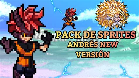 PACK DE SPRITES DE ANDRÉS NUEVA VERSIÓN TRANSFORMACIÓNES PERSONAJE