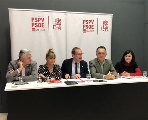 El Pspv De Castellón Defiende El Trabajo Realizado Por El Partido Por Mejorar El Servicio De