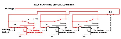 Circuit Diagram Of Relay Latching Wiring Diagrams Nea