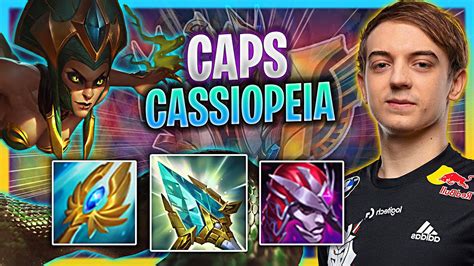 Caps Hard Carry With Cassiopeia G2 Caps Plays Cassiopeia Mid Vs Lee