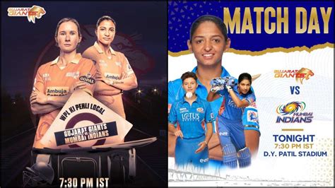 Gujarat Giants Women Vs Mumbai Indians Women Where To Watch Women S