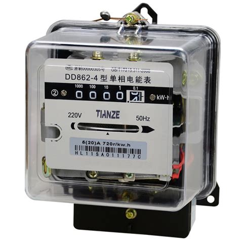 Dd862 Electromechanical Electricity Single Phase Kwh Energy Meter