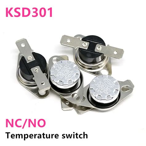 Ksd301 0c 350c Degree 10a 250v Normally Closed Open Temperature Switch