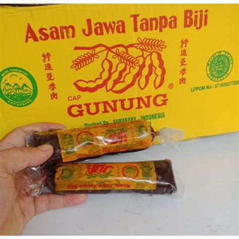 Jual Asam Jawa Tanpa Biji Cap Gunung Shopee Indonesia